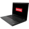 Laptop Lenovo ThinkPad L15 Gen 2, AMD Ryzen 3 PRO 5450U, 15.6inch FHD, 8GB RAM, 256GB SSD, AMD Radeon Graphics, Windows 10 Pro, Negru