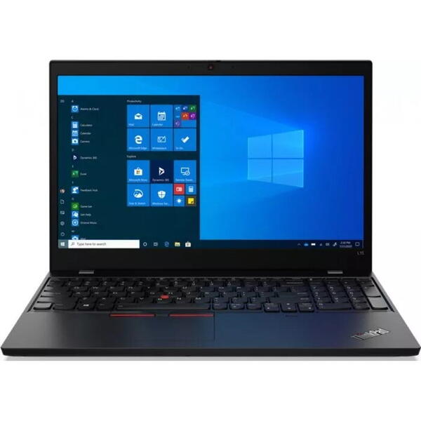 Laptop Lenovo ThinkPad L15 G1, Intel Core i5-10210U, 8 GB RAM, 256 SSD, Win10 Pro, Negru