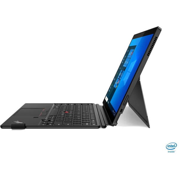 Laptop Lenovo ThinkPad X12 Detasabil, Intel Core i7-1160G7 , 12.3inch FHD+, 16GB RAM, 1TB SSD, Intel Iris Xe Graphics, Windows10 Pro, Negru