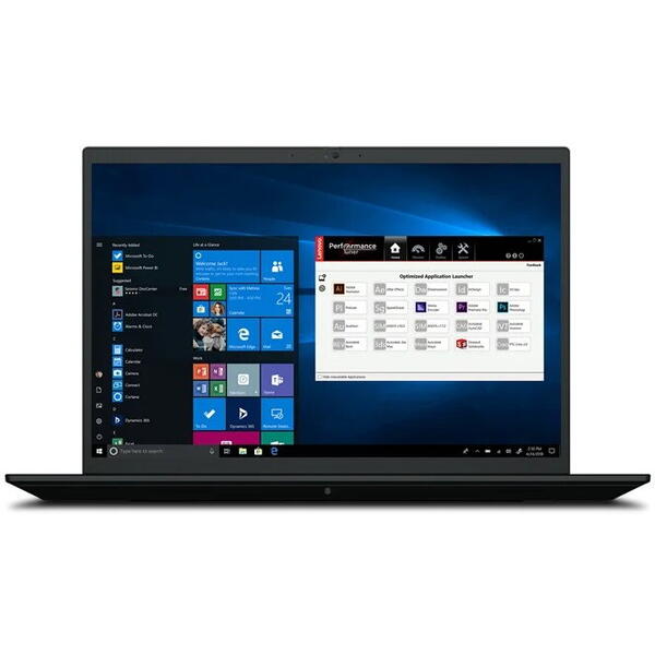 Laptop Lenovo ThinkPad P1, Statie de lucru, 16inch WQXGA, Intel Core i7-11800H, 16 GB, 1TB SSD, NVIDIA RTX A2000, Windows 10 Pro, Negru