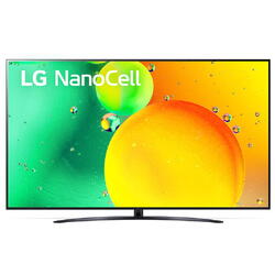 Televizor NanoCell LG 75NANO763QA 189 cm, LED, Ultra HD 4K, Smart TV, WiFi, CI+