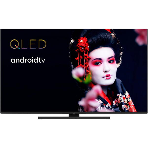 Televizor JVC LT-50VAQ8135, 127 cm, QLED Smart LED TV, 4k Ultra HD, Android