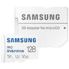 Memory Card microSDXC Samsung PRO Endurance 128GB, Class 10, UHS-I U3, V30 + Adaptor SD