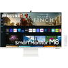 Monitor VA LED Samsung M8 32" LS32BM801UUXEN, Ultra HD (3840 x 2160), HDMI, Bluetooth, Smart TV, Boxe, Alb