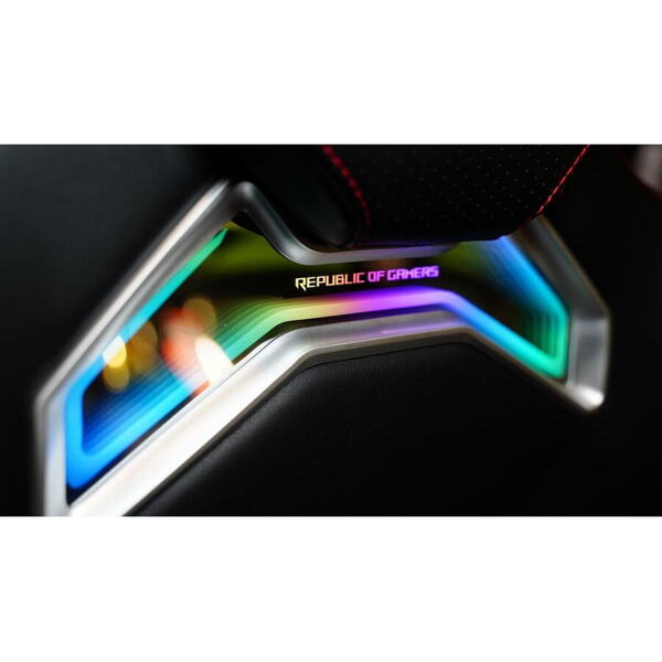 Scaun gaming Asus ROG Chariot Core SL300C, iluminare RGB, negru