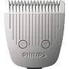 Aparat de tuns barba Philips BT5522/15, Lame din otel inoxidabil 0.4-20mm, Lame metalice cu auto-ascutire, Utilizare fara fir 120 min/incarcare 1 h, Pieptene Lift & Trim, 2 piepteni reglabili, Indicator baterie, husa, Argintiu/Negru