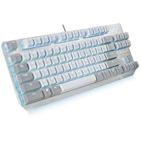 Tastatura Asus ROG Strix Scope NX TKL, RGB LED, USB, White