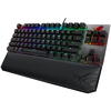 Tastatura gaming mecanica ASUS ROG Strix Scope NX TKL Deluxe, RGB, switch-uri ROG NX Red