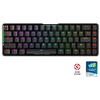 Tastatura gaming mecanica wireless ASUS ROG Falchion, format 65%, switch-uri Cherry MX Red, panou tactil interactiv, iluminare RGB Aura Sync, Negru