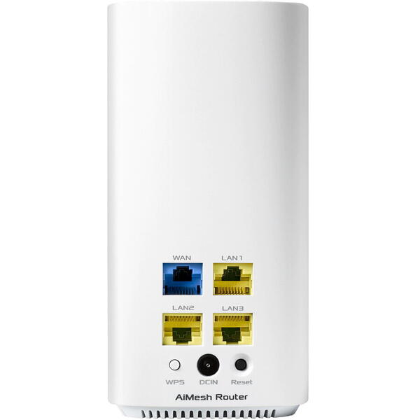 Sistem Wi-Fi Mesh ASUS ZenWiFi Mini CD6(1-PK), AC1500, Dual-Band, MU-MIMO, Control Parental