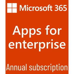 Microsoft 365 Apps for enterprise-Annual subscription (1 year)