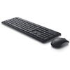 Kit Tastatura si Mouse wireless Dell KM3322W, Layout US International, negru