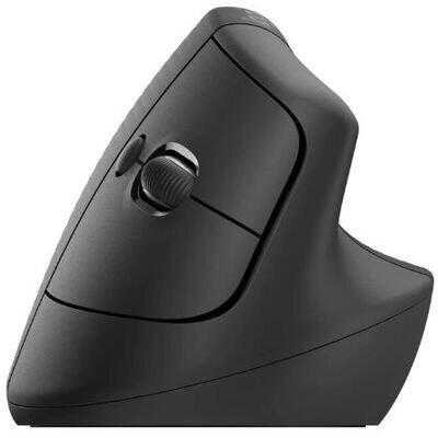 Mouse Wireless Logitech Lift Right Vertical Ergonomic, Bluetooth, 4000 DPI (Negru)
