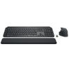 Kit Logitech MX KEYS Combo for Business - Tastatura MX KEYS, Bluetooth, Layout US, Graphite + Mouse Optic MX Master 3, Bluetooth, Graphite