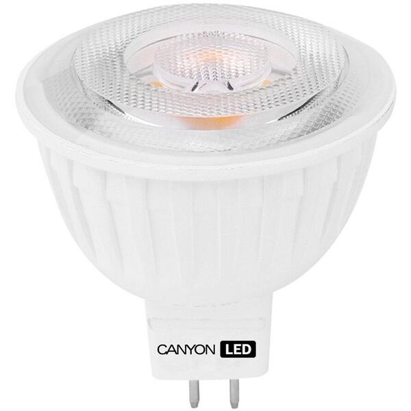 Bec LED CANYON MRGU5.3/7W12VW38 LED lamp, MR shape, GU5.3, 7.5W, 12V, 38°, 540 lm, 2700K, Ra>80, 50000 h