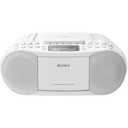 Sistem audio Sony CFDS70W, radio, CD, casetofon, Alb