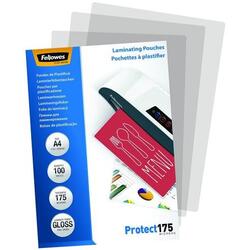 Fellowes A4 Glossy 175 Micron Laminating Pouch - 100 Pack
