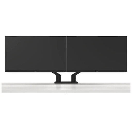 Suport TV / Monitor DELL MDA20, 19 - 27 inch, Dual monitor, Negru