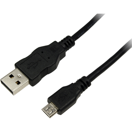 Cablu de date LogiLink CU0059, USB - micro USB, 3m, Negru
