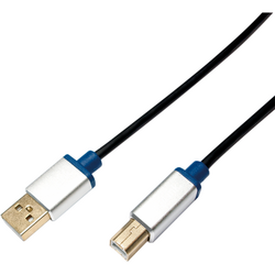 Cablu Logilink USB 2.0 A male - USB 2.0 B male, 2m