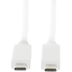 Cablu de date Logilink CU0130, USB-C- USB-C, 0.5m, Alb