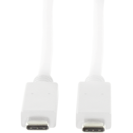 Cablu de date Logilink, USB-C - USB-C, 1m, Alb