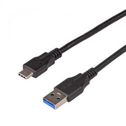 Cablu de date Akyga AK-USB-15, USB - USB-C, 1m, Negru