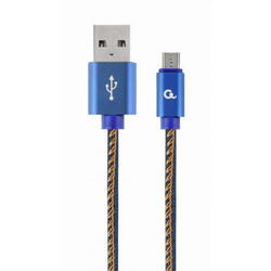 Cablu de date Gembird, USB - micro USB, 1m, Blue