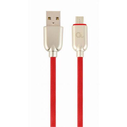 GEMBIRD Cablu de date Gemnird Premium, USB - micro USB, 2m, Rosu