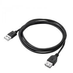 Cablu Akyga AK-USB-07, USB-A male - USB-A female, 1.8m, Negru
