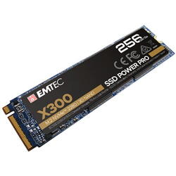 ECSSD256GX300Solid State Drive (SSD) EMTEC X300 Power Pro, 256GB, NVMe, M.2.