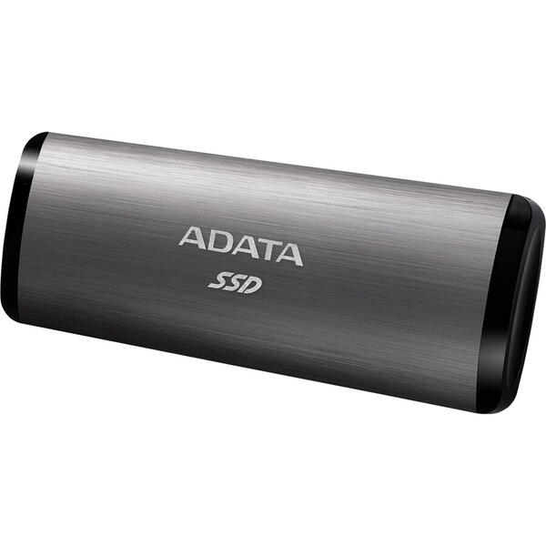 SSD extern Adata SE760, 256GB, USB 3.2 Gen 2 Type-C, gri