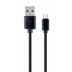 Cablu de date Gembird CC-USB2-AMCM-1M-1, USB - USB-C, 1m, Negru