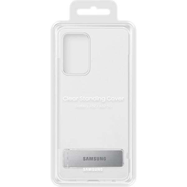 Capac protectie spate Clear Standing, Transparent Samsung Galaxy A52, A52 5G