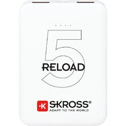 Baterie SKROSS Reload 5 5000mAh 5V / 1A 1.400120 alb
