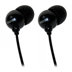 Căști Maxell Plugz In-Ear cu microfon, negru, Sensibilitate: 95 dB Impedanta: 16 Ohm Frecventa de transmisie: 20Hz-20KHz