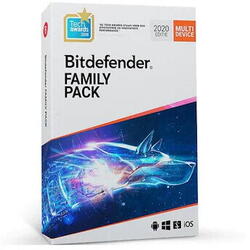 Licenta retail Antivirus Bitdefender Family Pack, 1 an, 15 dispozitive