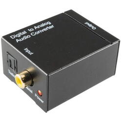 SAL Convertor audio digital-analogic cu cablu optic