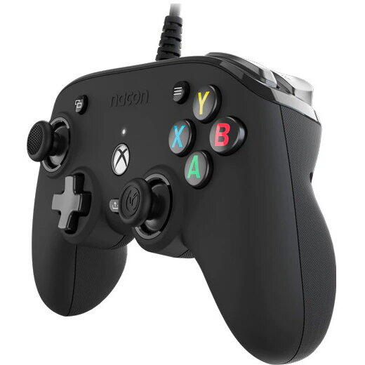 Bigben Controller cu Fir Nacon Pro Compact Programabil, Dolby Atmos,Xbox, PC Negru
