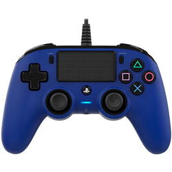 Controller cu fir Nacon Compact pentru Playstation 4, Albastru