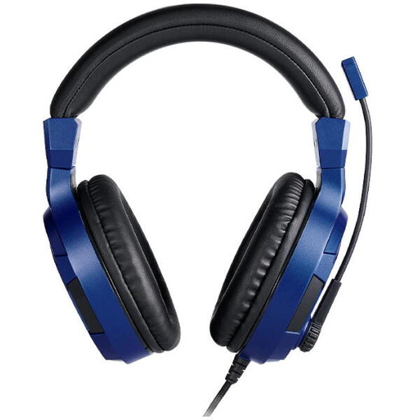 Casca Gaming Stereo BigBen Headset Licenta Sony Playstation, PC, Jack 3.5mm, Cablu 1.2m, Albastru