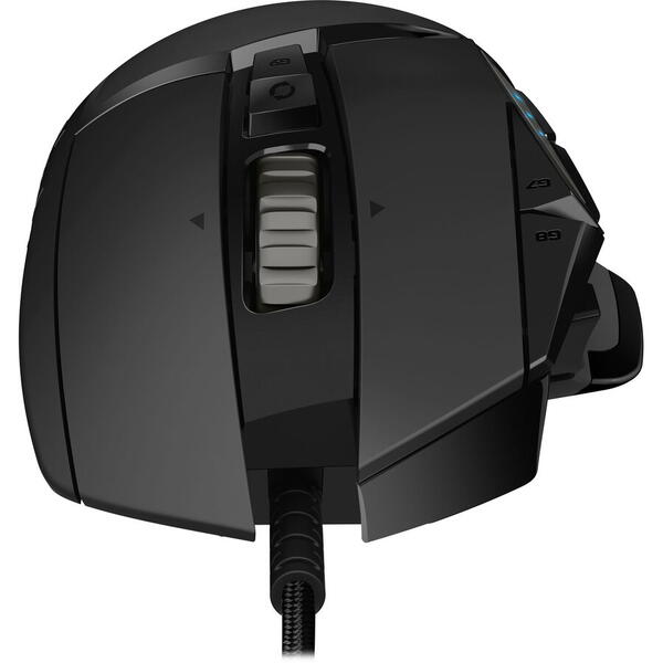 Mouse gaming Logitech G502 Hero, Hero 25k, 11 Butoane Programabile, Negru