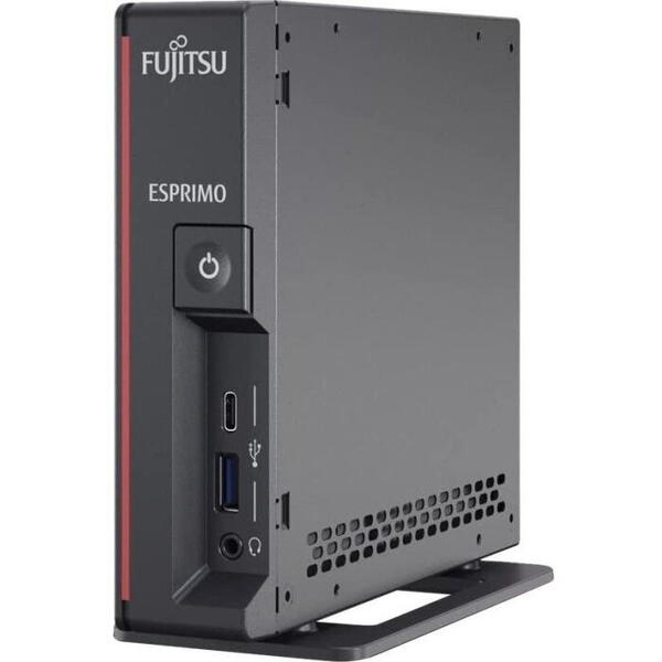 Calculator Fujitsu Esprimo G5011, Intel Core i5-10400T, 8GB RAM, 256GB SSD, Windows 10 Pro, Negru