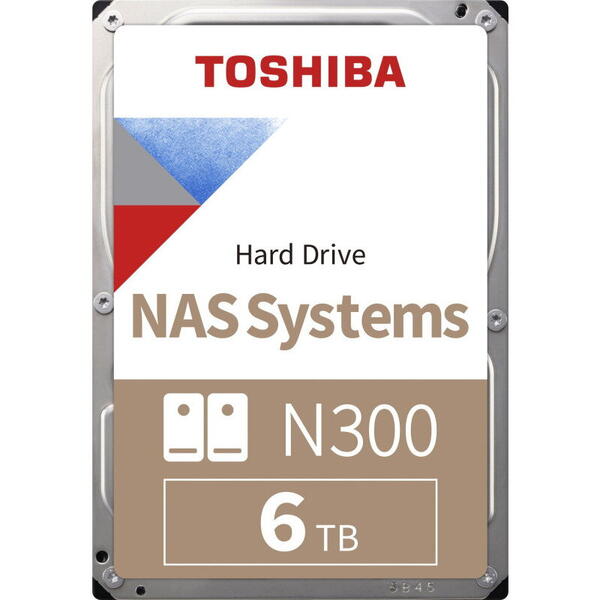 Hard disk Toshiba N300 6TB SATA-III 7200RPM 256MB