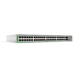 Allied Telesis 48-port 10/100/1000T, 4-port 100/1000X SFP Gigabit Ethernet Managed switch, 1 Fixed AC