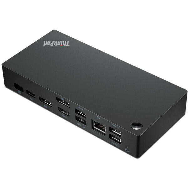 Lenovo ThinkPad Universal USB-C Smart Dock Prin cablu Thunderbolt 4 Negru