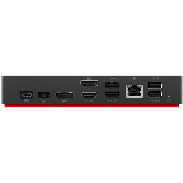 Lenovo ThinkPad Universal USB-C Smart Dock Prin cablu Thunderbolt 4 Negru