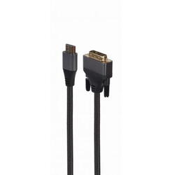 Cablu Gembird CC-HDMI-DVI-4K-6, HDMI - DVI, 1.8m, Negru