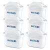 Set de 6 filtre BRITA MAXTRA BR1025357, 1 cartus 4 saptamani sau aprox 150l, Tehnologie MicroFlow, Reduce cantitatea de clor, plumb si cupru, Previne depunerile de calcar, Fara BPA, 100% reciclabil