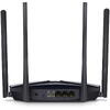 Router wireless Mercusys MR80X, AX3000, Wi-Fi 6, Qualcomm, Dual-Band, OFDMA, MU-MIMO